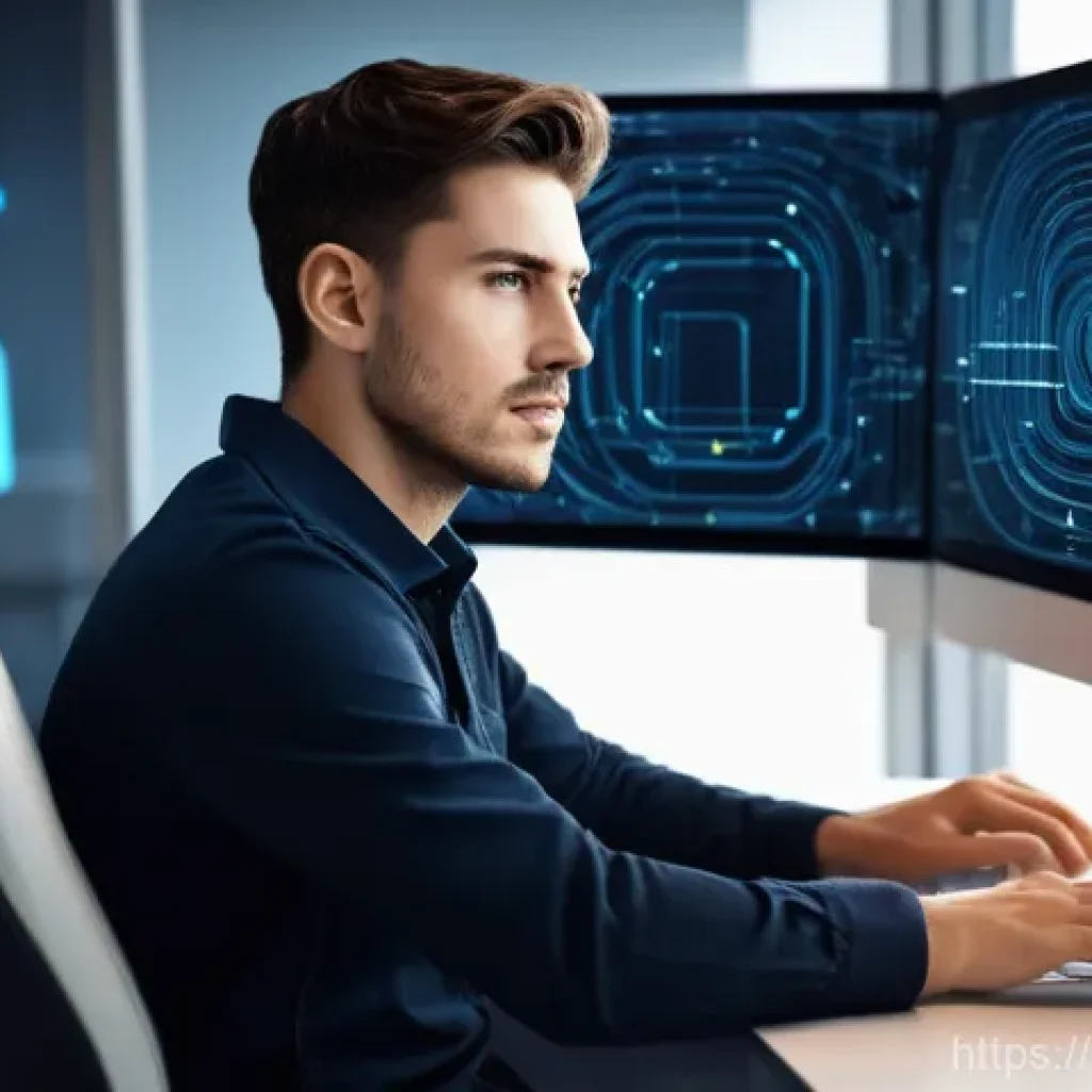 마이크로 프론트엔드에서의 성능 테스트 도구 - **Prompt:** "A young adult software engineer, male, in his late 20s, dressed in a smart casual outfi...